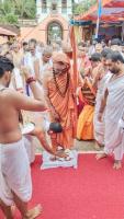 Shri Bhangra Mahamay Utsav 2022 - Shri Laxminarayan Mahamaya Temple Ankola Karnataka Visit and Darshan by H H Swamiji